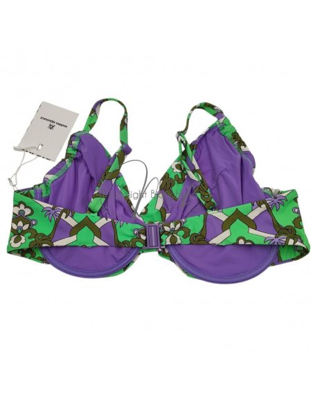 St.Tropez bikini ferretto D + pareo-foulard chiffon