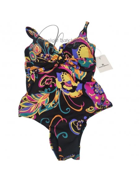 Miro intero coppe nero + foulard georgette MARINA ABAGNALE Costume Donna