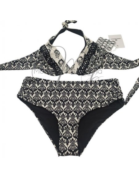 Narjesi bikini ferretto C + pareo-foulard chiffon