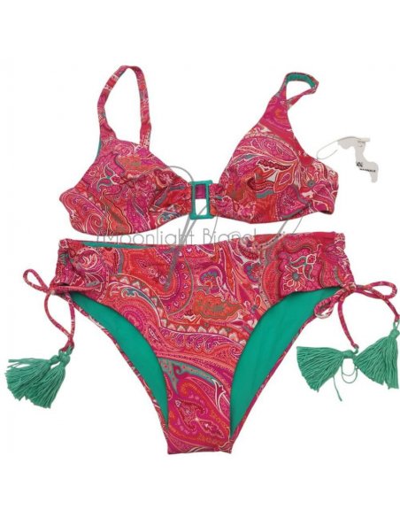 Narciso bikini ferretto C + pareo-foulard chiffon
