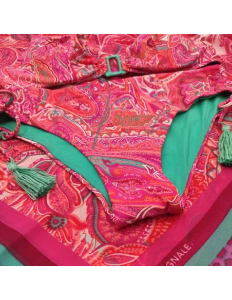 Narciso bikini ferretto C + pareo-foulard chiffon