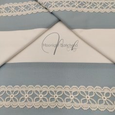 Macramè completo letto puro cotone