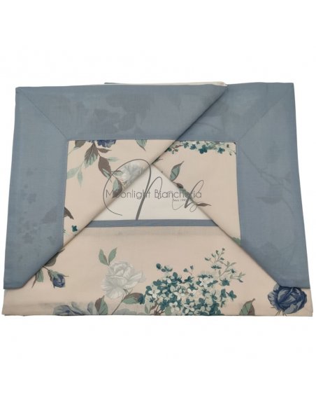 Sanderson completo letto puro cotone bordo stampato
