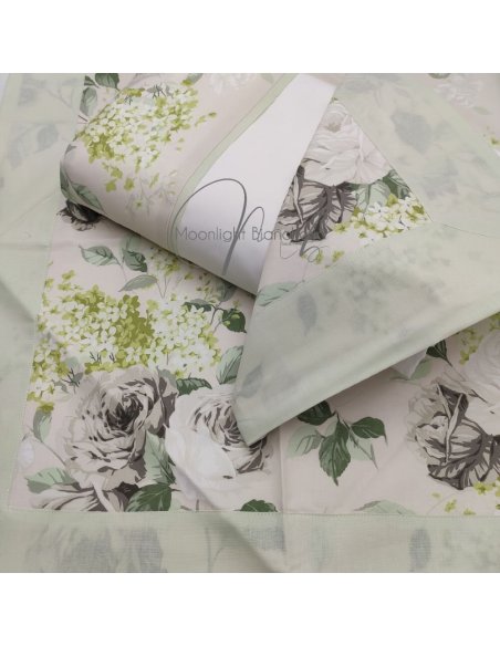 Sanderson completo letto puro cotone bordo stampato
