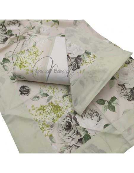 Sanderson completo letto puro cotone bordo stampato