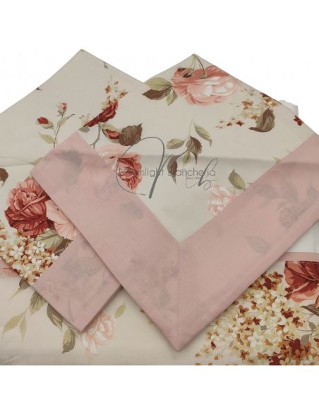 Sanderson completo letto puro cotone bordo stampato