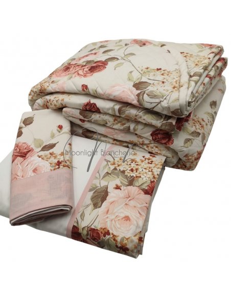 Sanderson completo letto puro cotone bordo stampato