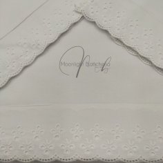 San Gallo completo letto cotone con pizzo