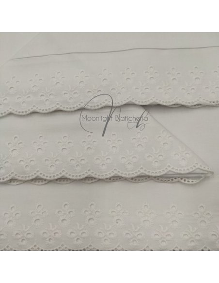 San Gallo completo letto cotone con pizzo