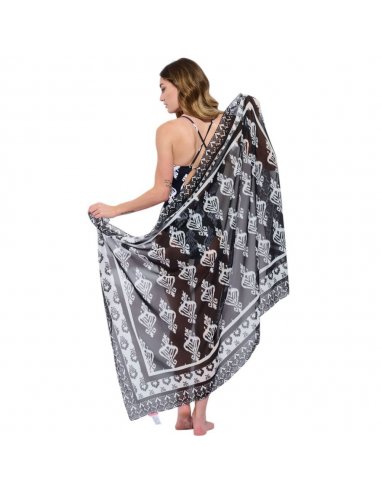 Narjesi foulard-pareo georgette