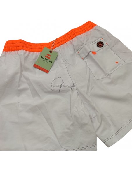 Short mare bianco con laccetti ALLEN COX Costume Uomo
