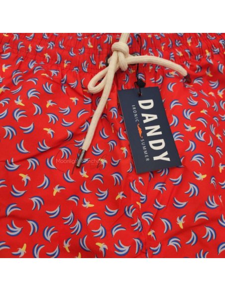 Dandy short mare con tasche rosso DANDY IRONIC SOCKS Costume Uomo